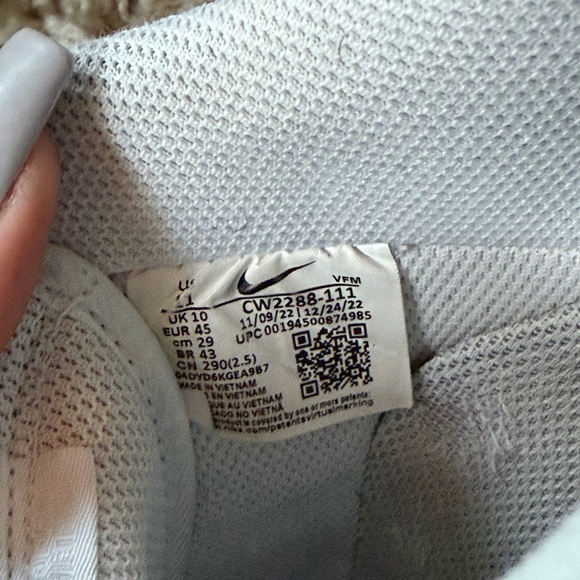 Nike men’s Nike Air Force One thick soul size 11 White Low-Top Sneakers main image 7